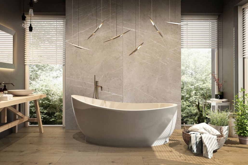 Wodoodporna płyta ścienna Beige Pietra Marble K024 PT