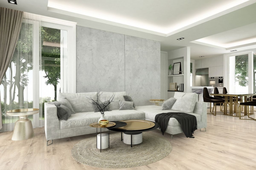 Wodoodporna płyta ścienna Concrete R109 PT