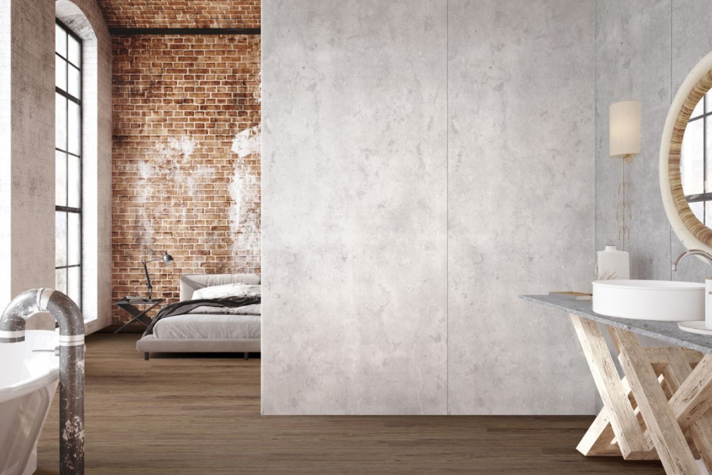 Wodoodporna płyta ścienna Concrete R109 PT