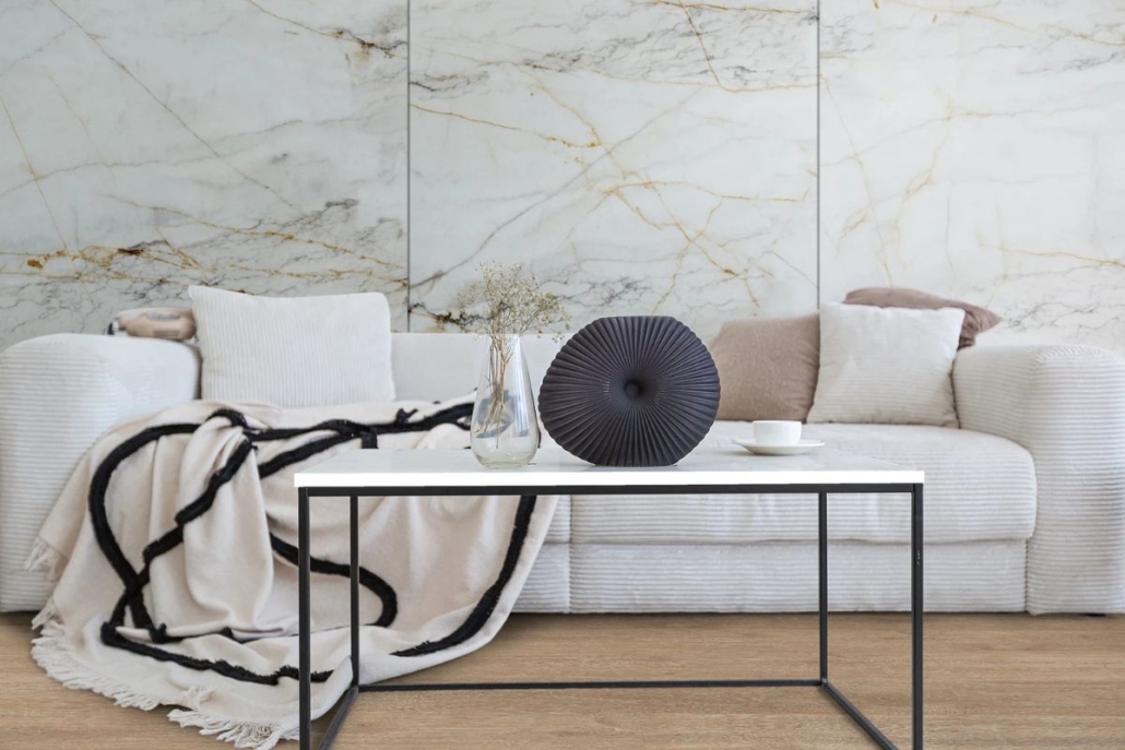 Wodoodporna płyta ścienna Marble Gold R154
