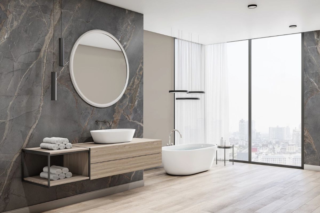 Wodoodporna płyta ścienna Velvet Marble R193 PT