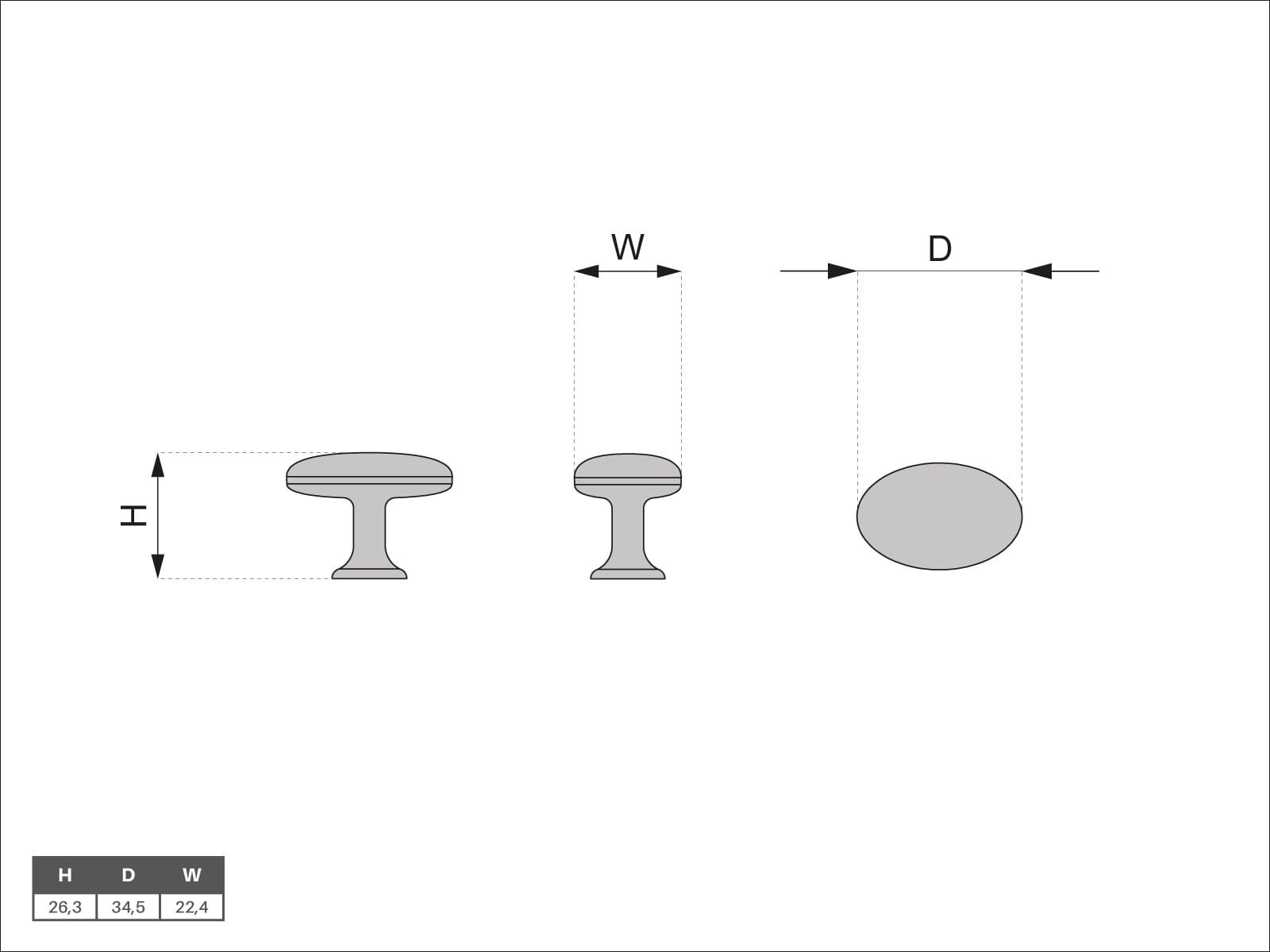 Gałka GM-325 ATM - obrazek 4