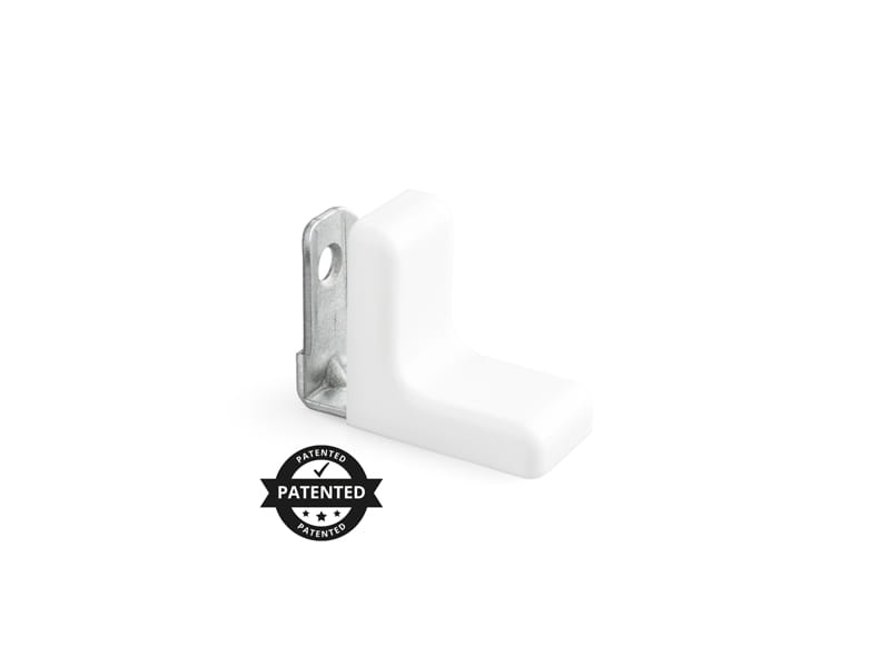 Kątownik meblowy KN-375 biały ATM