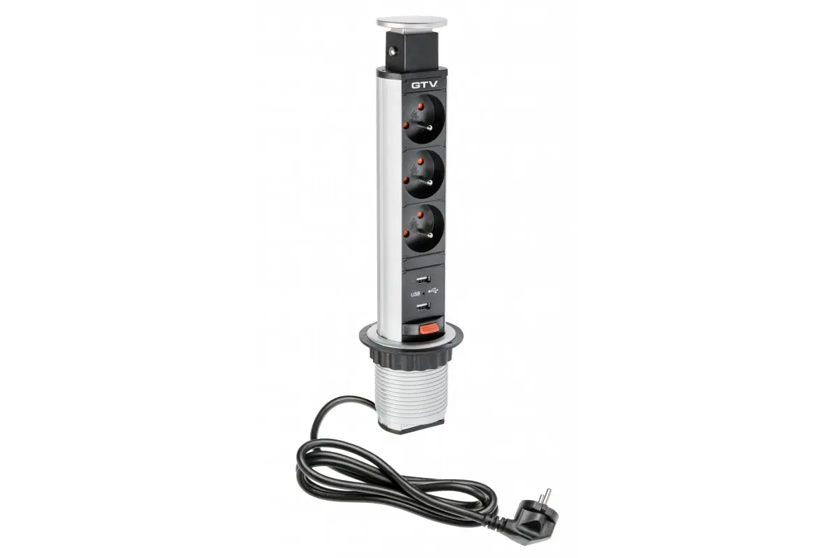 Biurkowy przedłużacz wpuszczany GTV