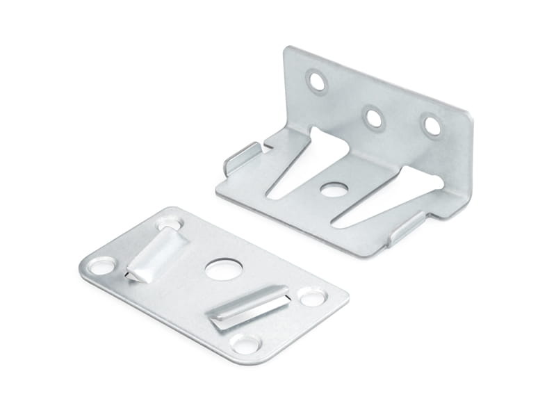 Zaczep łóżka środkowy (płytka+kątownik)