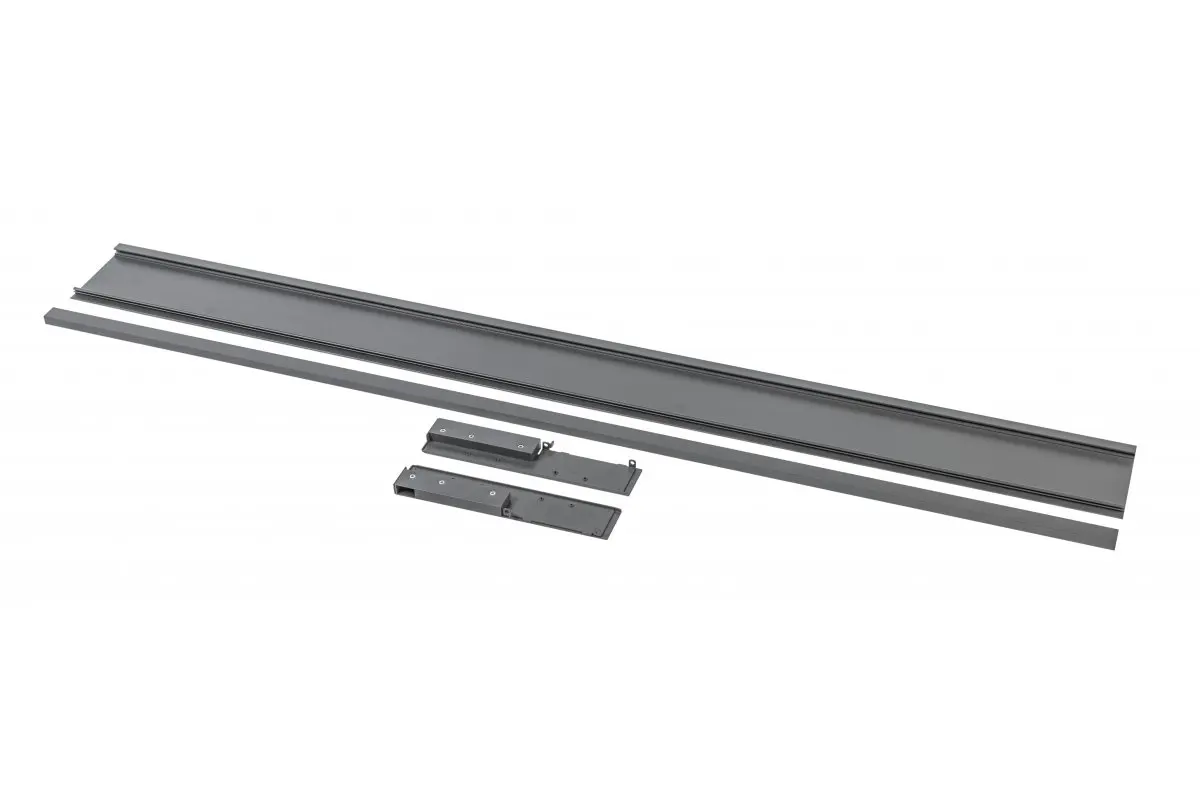 Zestaw GTV AXIS PRO do szuflady wew. panel+reling+złączki panel H110 mm antracyt
