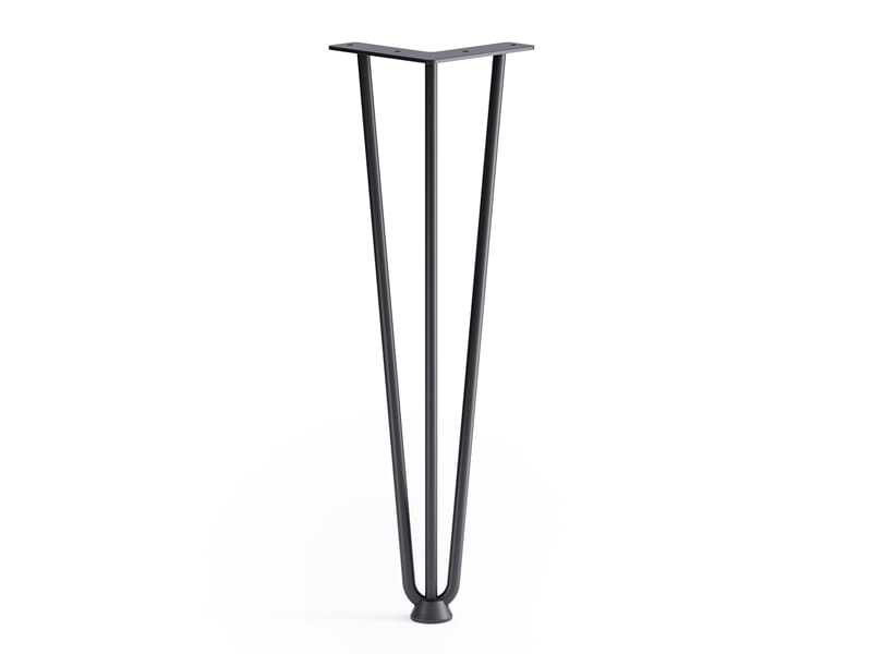 Nóżka meblowa 3 pręty DN-803 H-406 czarny mat ATM