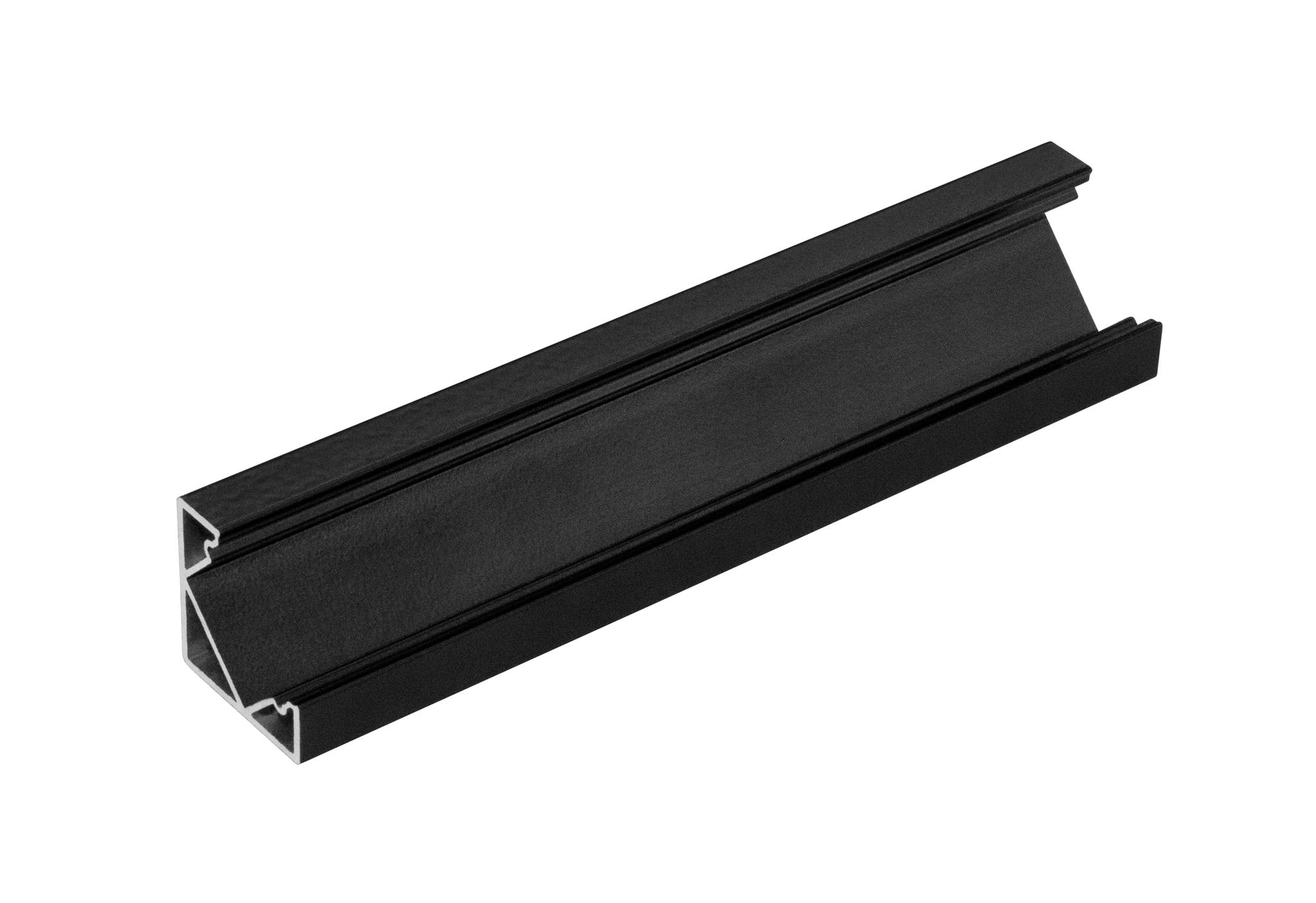 Profil aluminiowy LED kątowy SEVROLL czarny