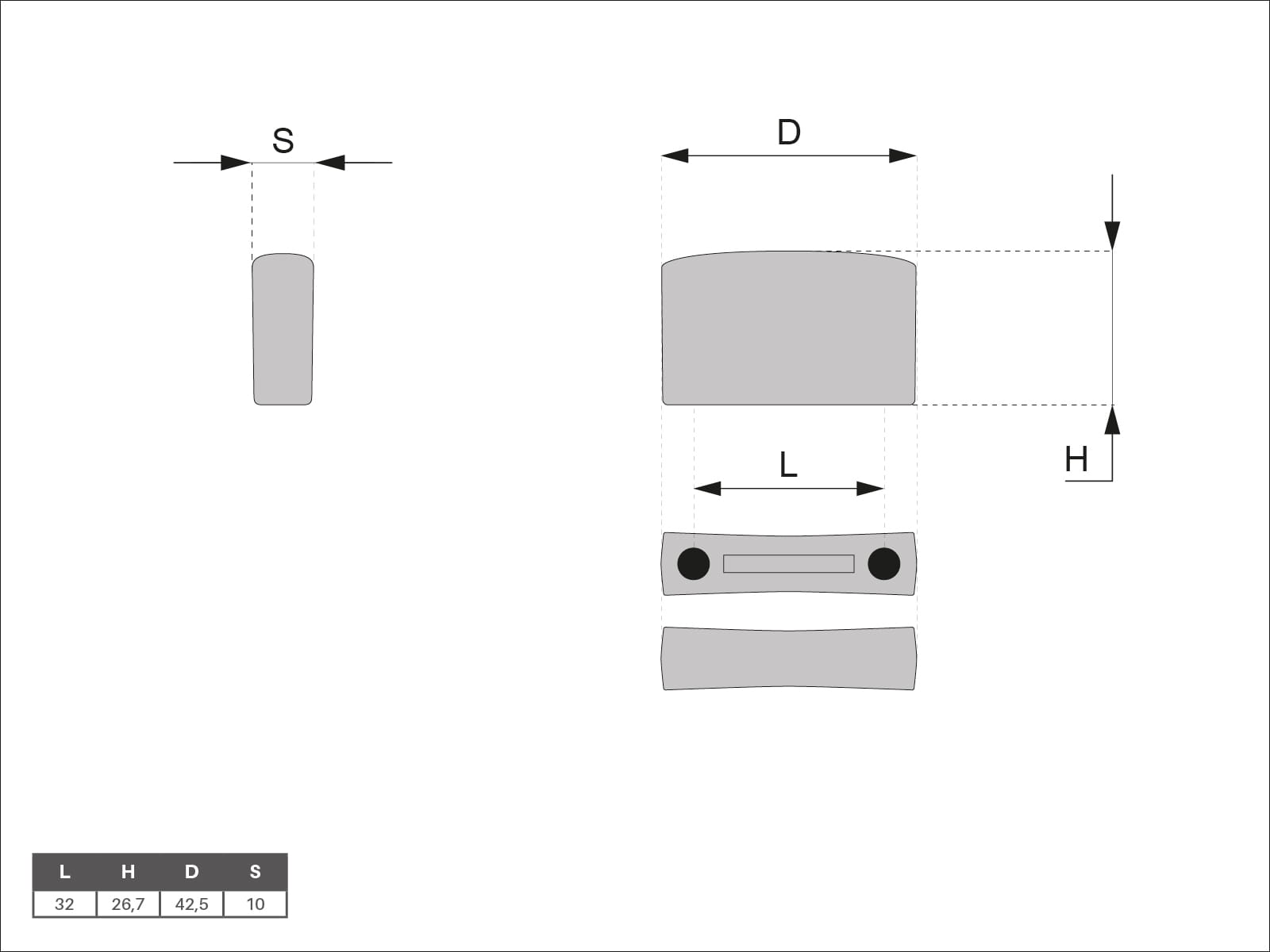 Uchwyt meblowy UM-057 ATM - obrazek 4