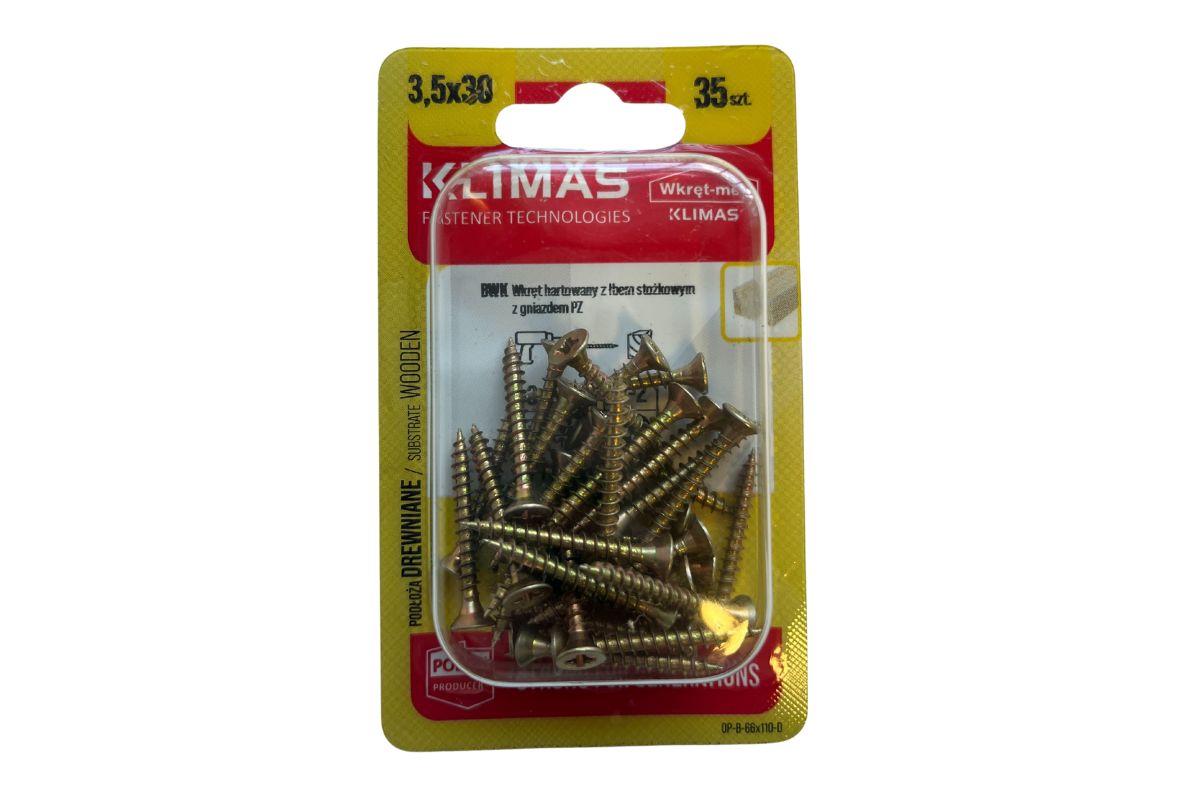 Wkręt hartowany do drewna KLIMAS 3
