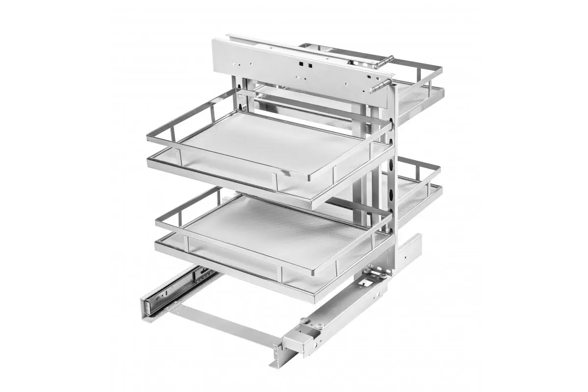 Cargo narożne GTV MOVIX PRO 450 chrom biała mata KO-WMC450-01B