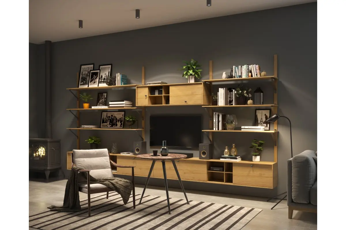 Noga meblowa X-LINE skośna składana H-710 czarna GTV - obrazek 3