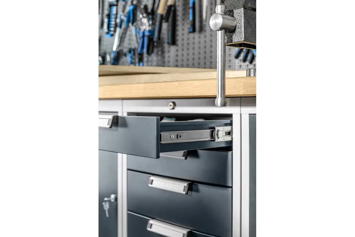 Prowadnica Kulkowa PRO H45 pełny wysuw 50 kg GTV - obrazek 9