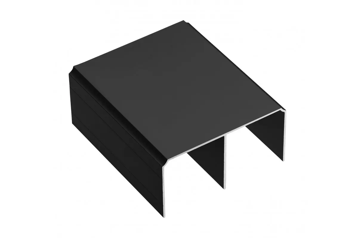 Profil aluminiowy tor górny L-3 m czarny