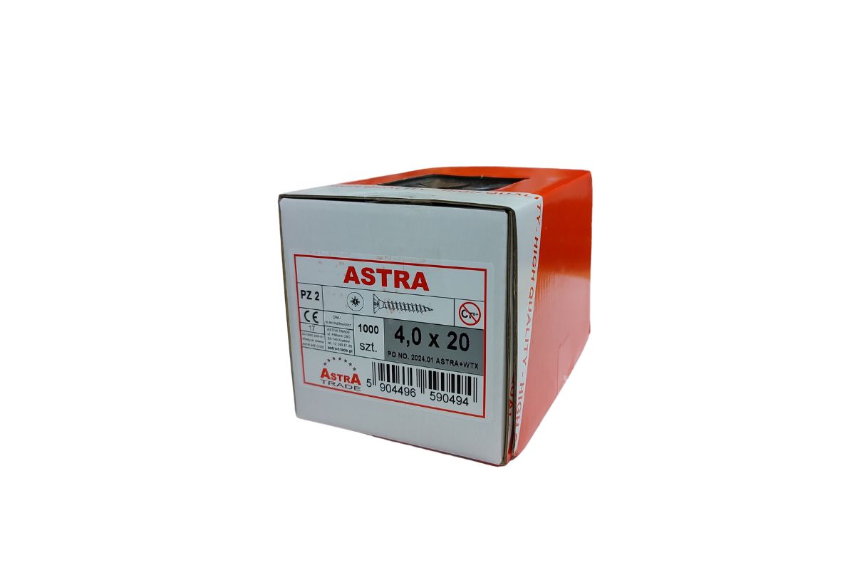 Wkręt ASTRA 4x20 ocynk (1000)