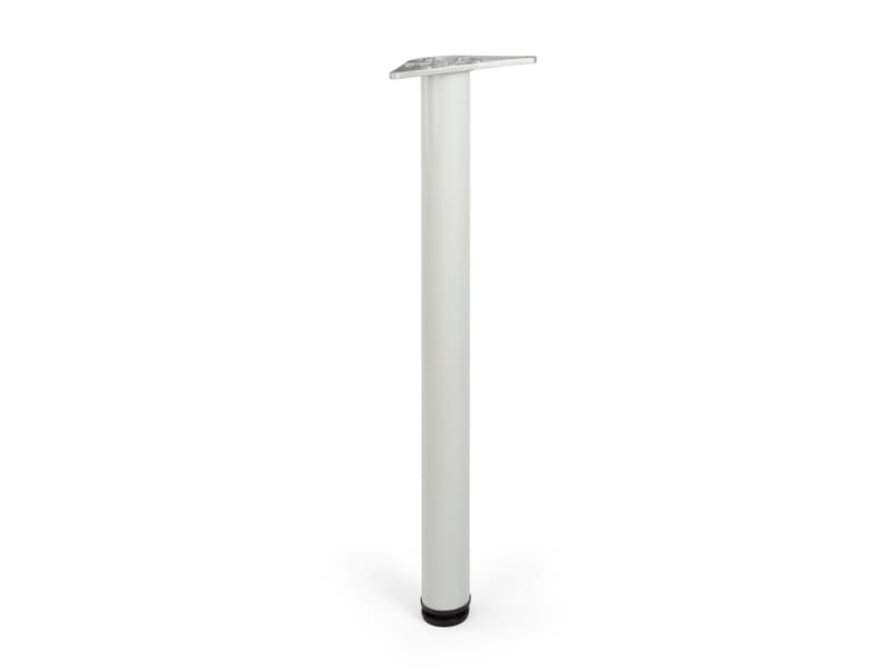 Noga meblowa okrągła biała L-710 ATM