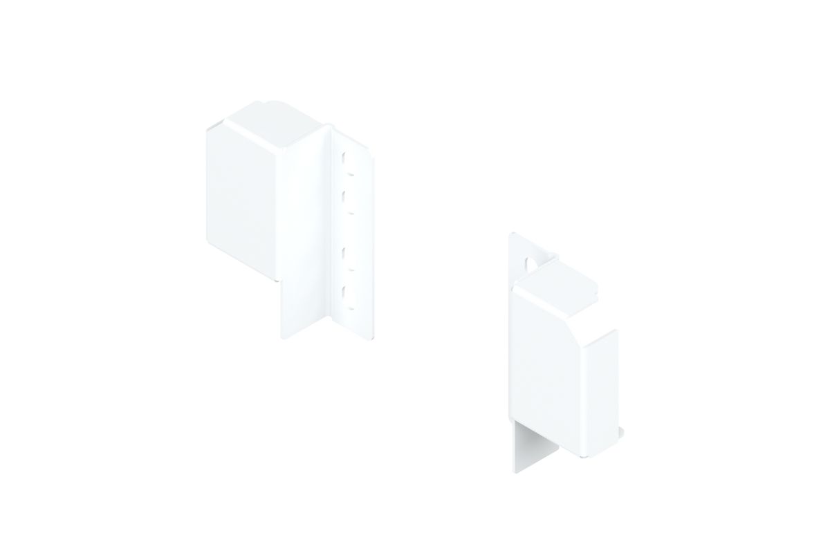 Uchwyt relingu TANDEMBOX plus/antaro prawy+lewy biały BLUM ZRR.5200