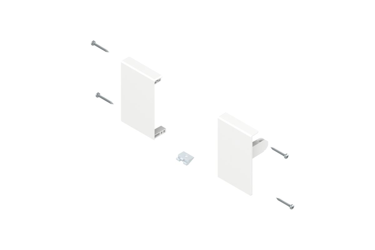 Mocowanie frontu TANDEMBOX do szuflady wewnętrznej wys. M lewe/prawe biały ZIF.71M0 BLUM