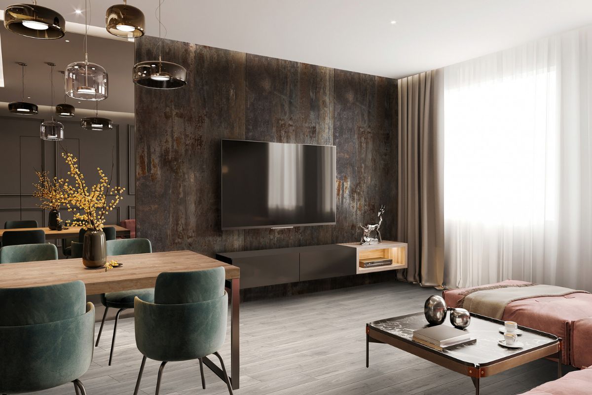 Kronospan płyta ścienna ROCKO Native Steel R120 PT - obrazek 9