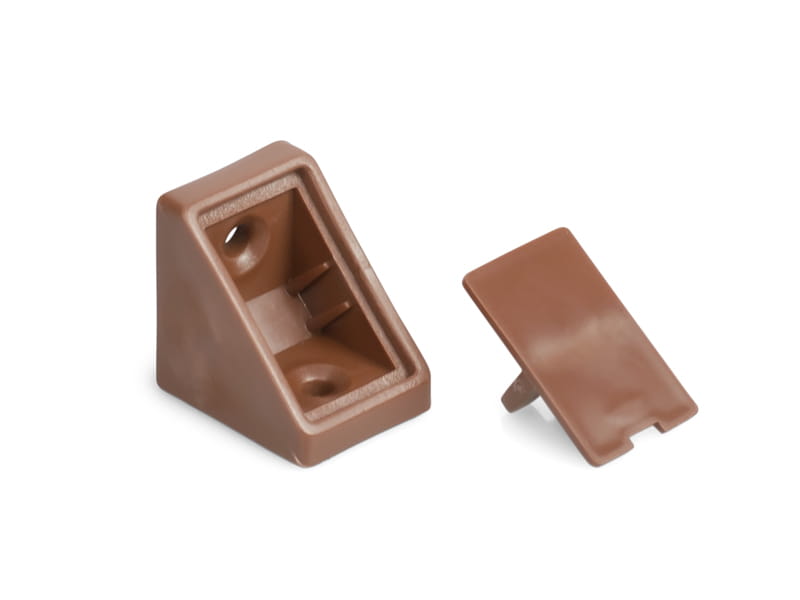 Kątownik plastikowy pojedynczy KN-385 brąz ciemny ATM