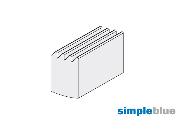 Klin mocujący do szyby 40mm Frame