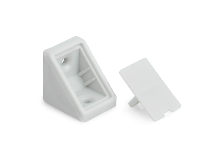 Kątownik plastikowy pojedynczy KN-385 popiel jasny ATM