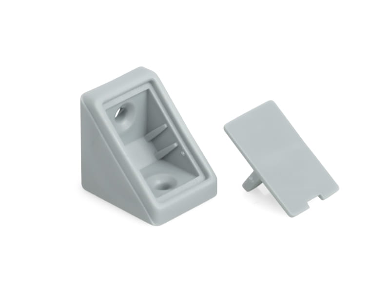 Kątownik plastikowy pojedynczy KN-385 popiel ATM