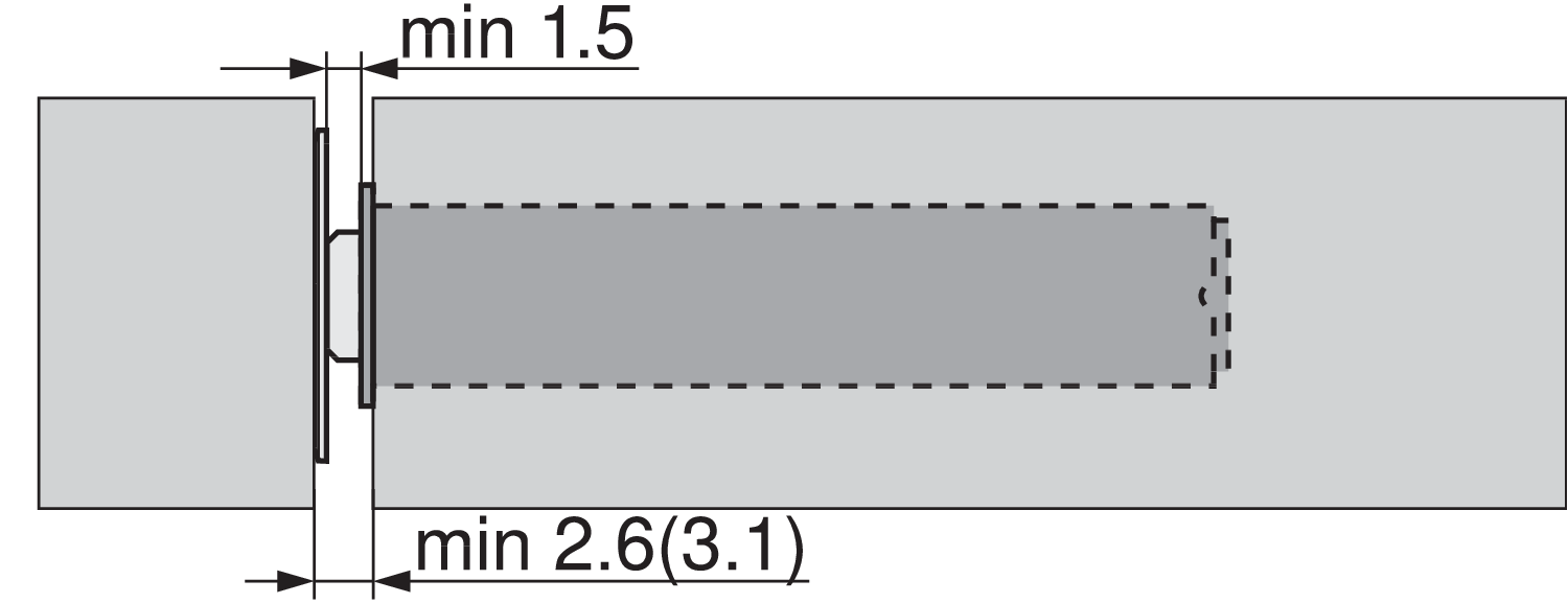 Jednostka TIP-ON do drzwi (zestaw), wersja silniejsza, z magnesem