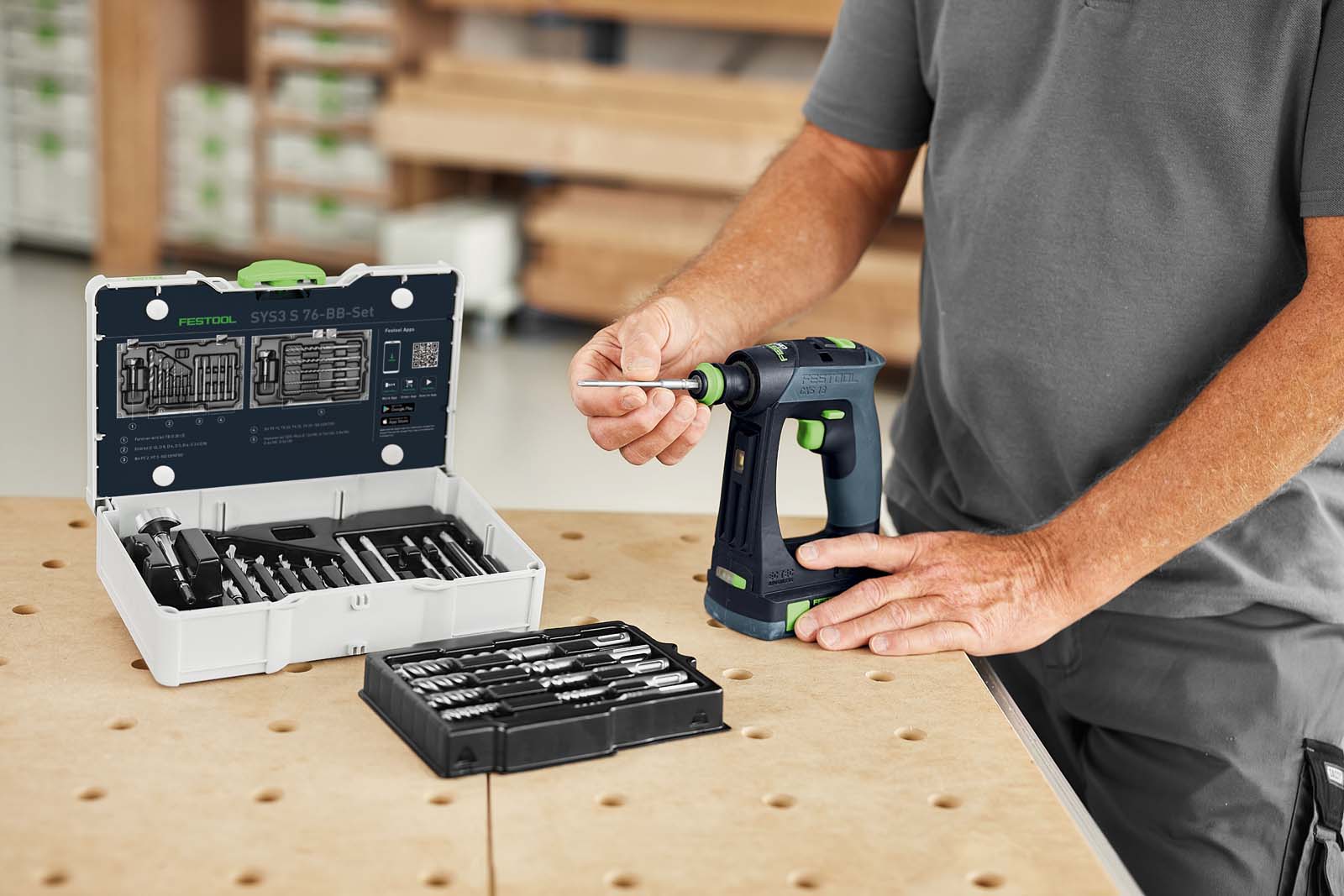 Festool Zestaw bitów i wierteł SYS3 S 76-BB-Set 578119 - obrazek 4