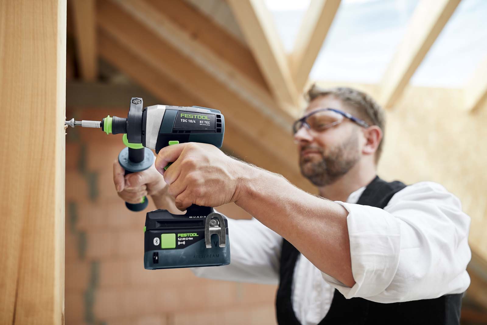 Festool Akumulatorowa wiertarko-wkrętarka QUADRIVE TDC 18/4-Basic 575601 - obrazek 5