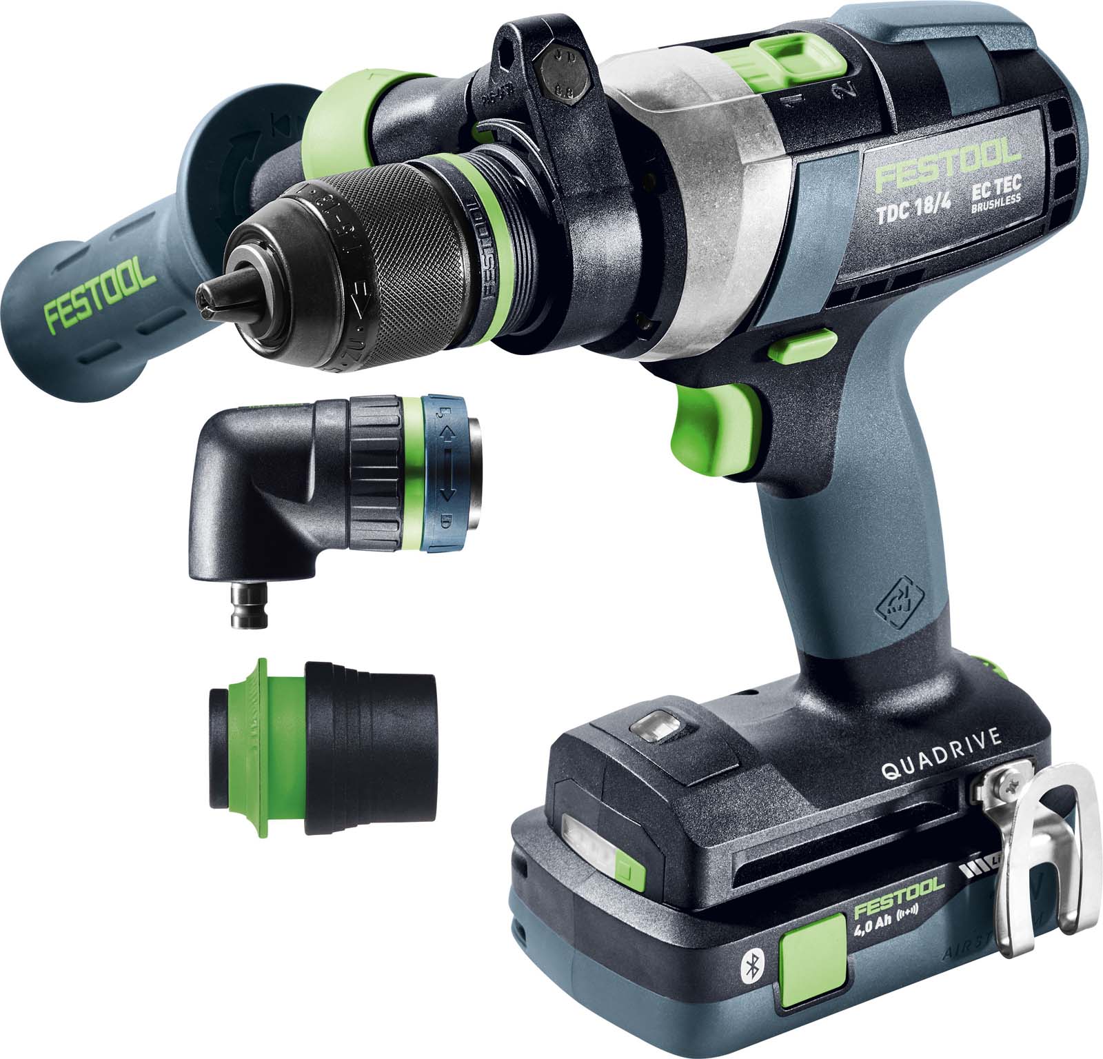 Festool Akumulatorowa wiertarko-wkrętarka QUADRIVE TDC 18/4 5