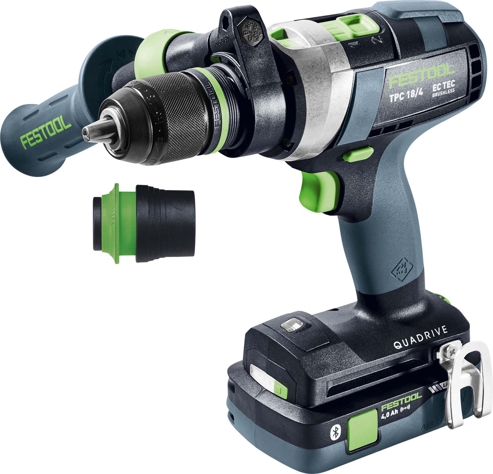 Festool Akumulatorowa wiertarko-wkrętarka udarowa QUADRIVE TPC 18/4 5