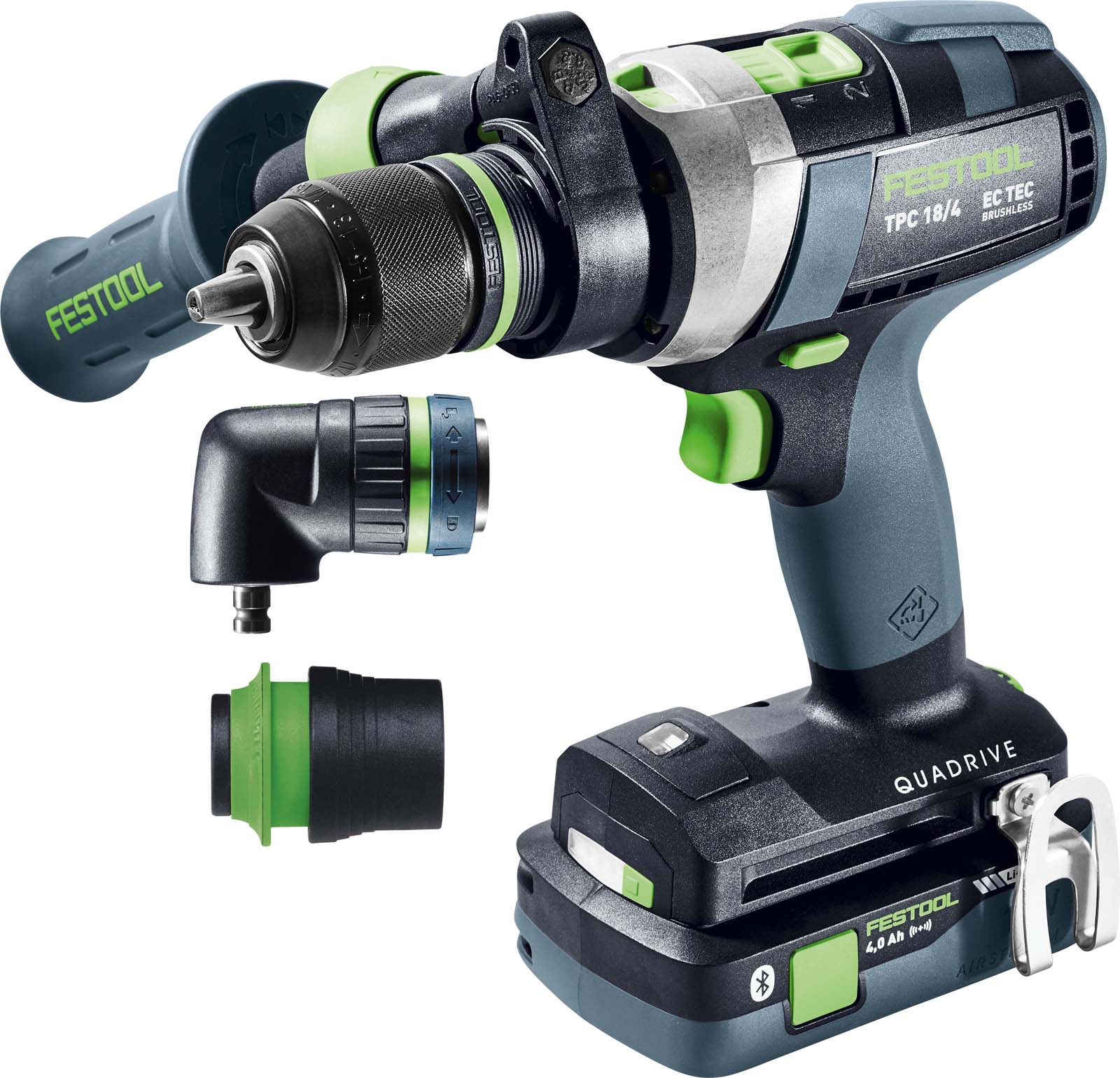 Festool Akumulatorowa wiertarko-wkrętarka udarowa QUADRIVE TPC 18/4 5