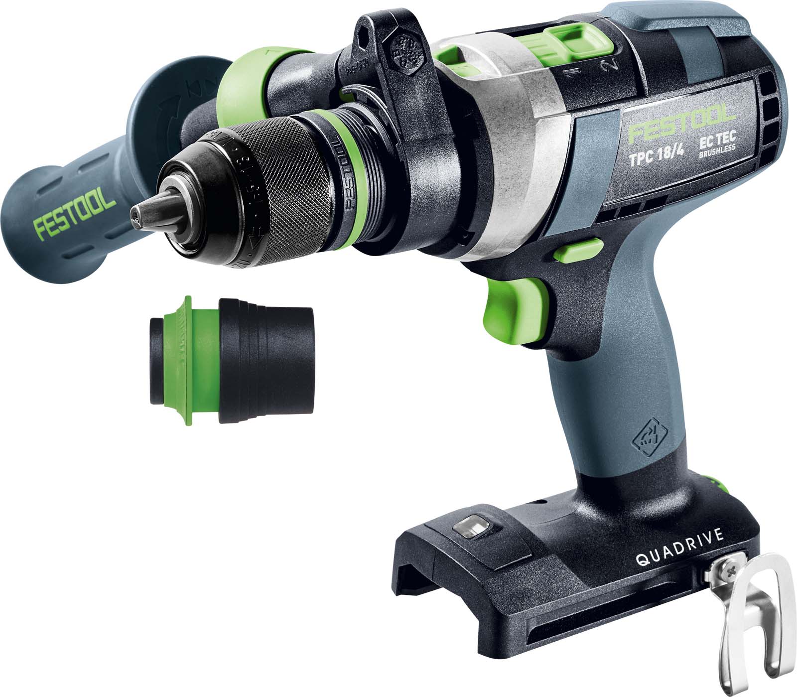 Festool Akumulatorowa wiertarko-wkrętarka udarowa QUADRIVE TPC 18/4-Basic