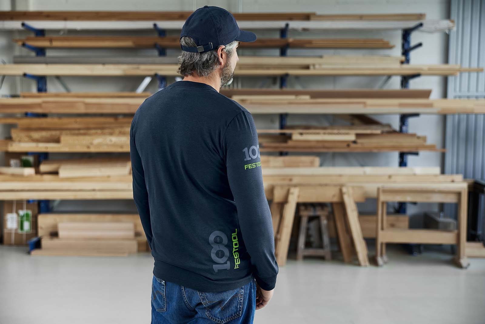 Festool Koszulka z długim rękawem „100 lat” LS-FT1-XXL 100Y 578391 - obrazek 3