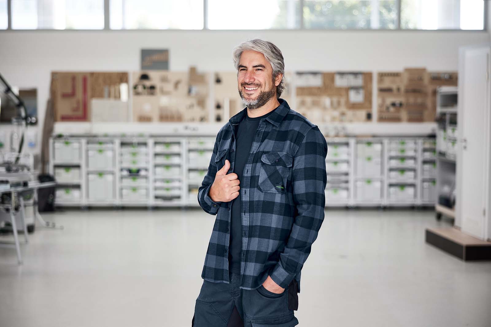 Festool Koszula flanelowa CKSH-FT1-XXL 577830 - obrazek 3