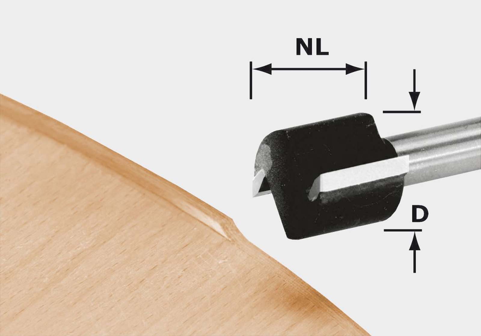 Festool Frez do wyrównywania HW D 19/16 S8 OFK 700