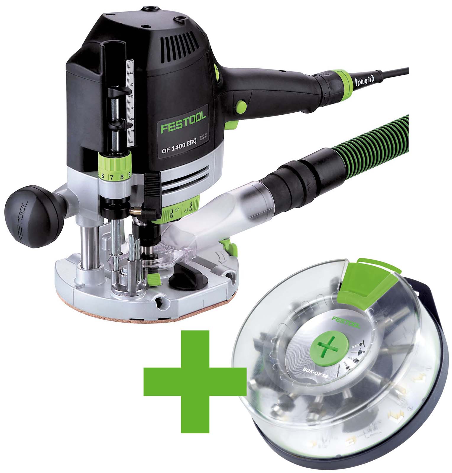 Festool Frezarka górnowrzecionowa OF 1400 EBQ-Plus + Box-OF-S