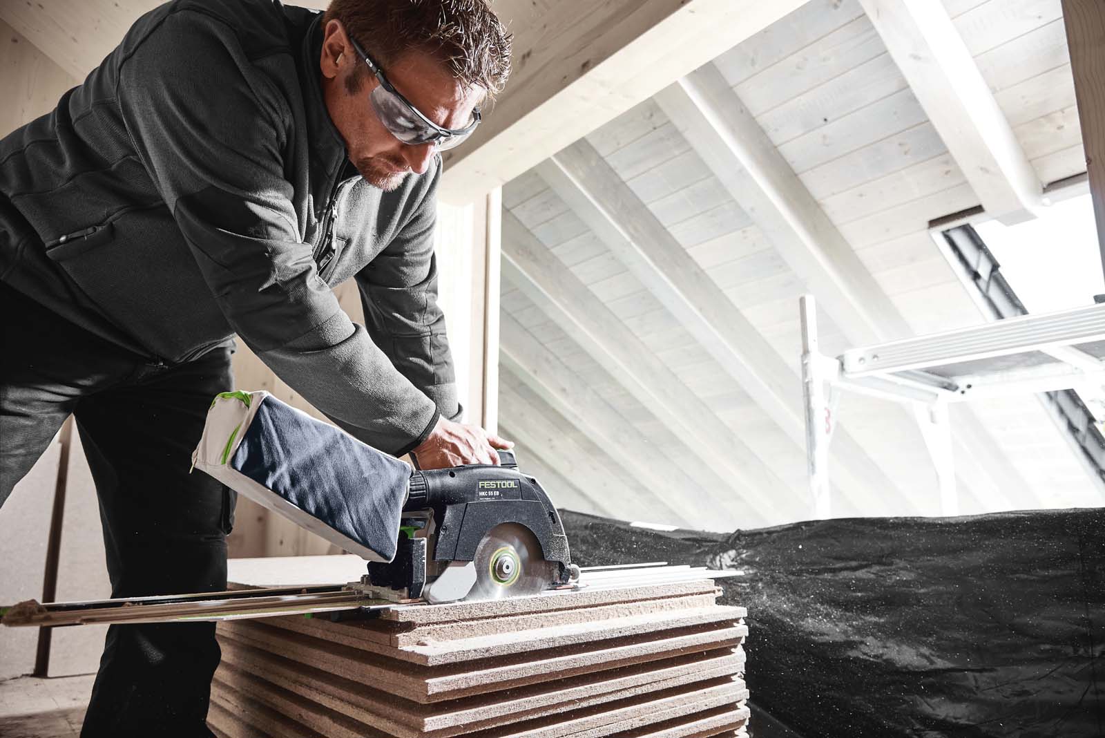 Festool Akumulatorowa ręczna pilarka tarczowa HKC 55 5,0 EBI-Set-FSK 420 577675 - obrazek 3