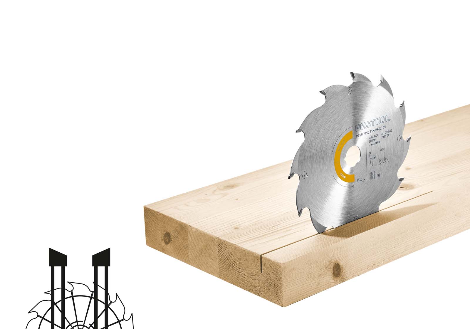 Festool Tarcza pilarska WOOD RIP CUT HW 210x2