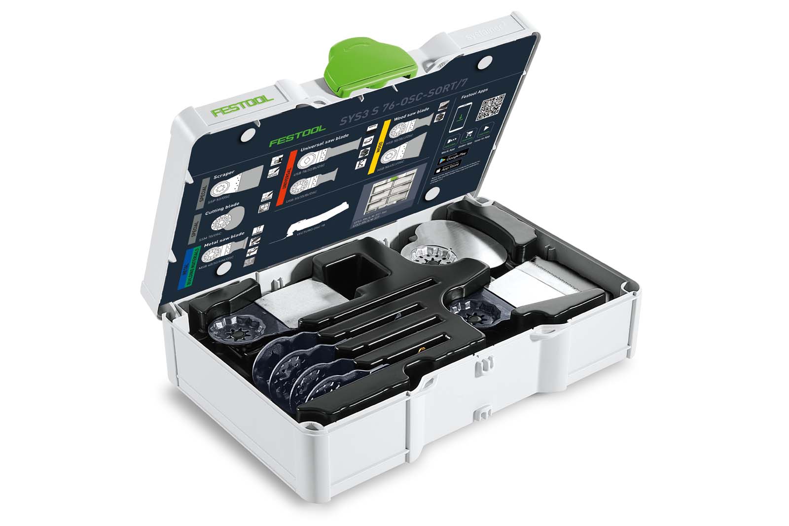 Festool Tarcza pilarska do urządzenia wielofunkcyjnego - zestaw SYS3 S 76-OSC-SORT/7