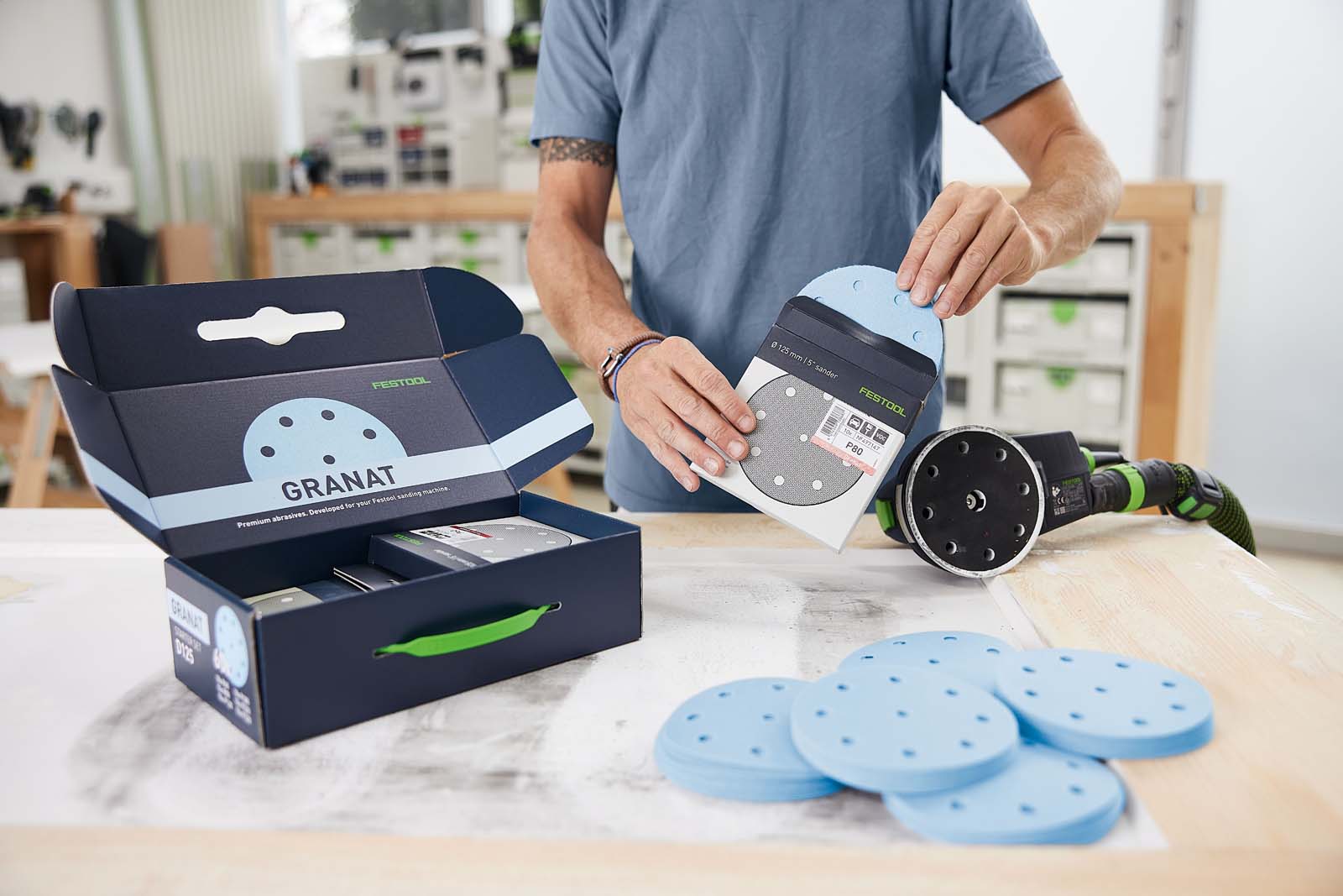 Festool Materiały ścierne Granat D125 GR-Set 578668 - obrazek 5