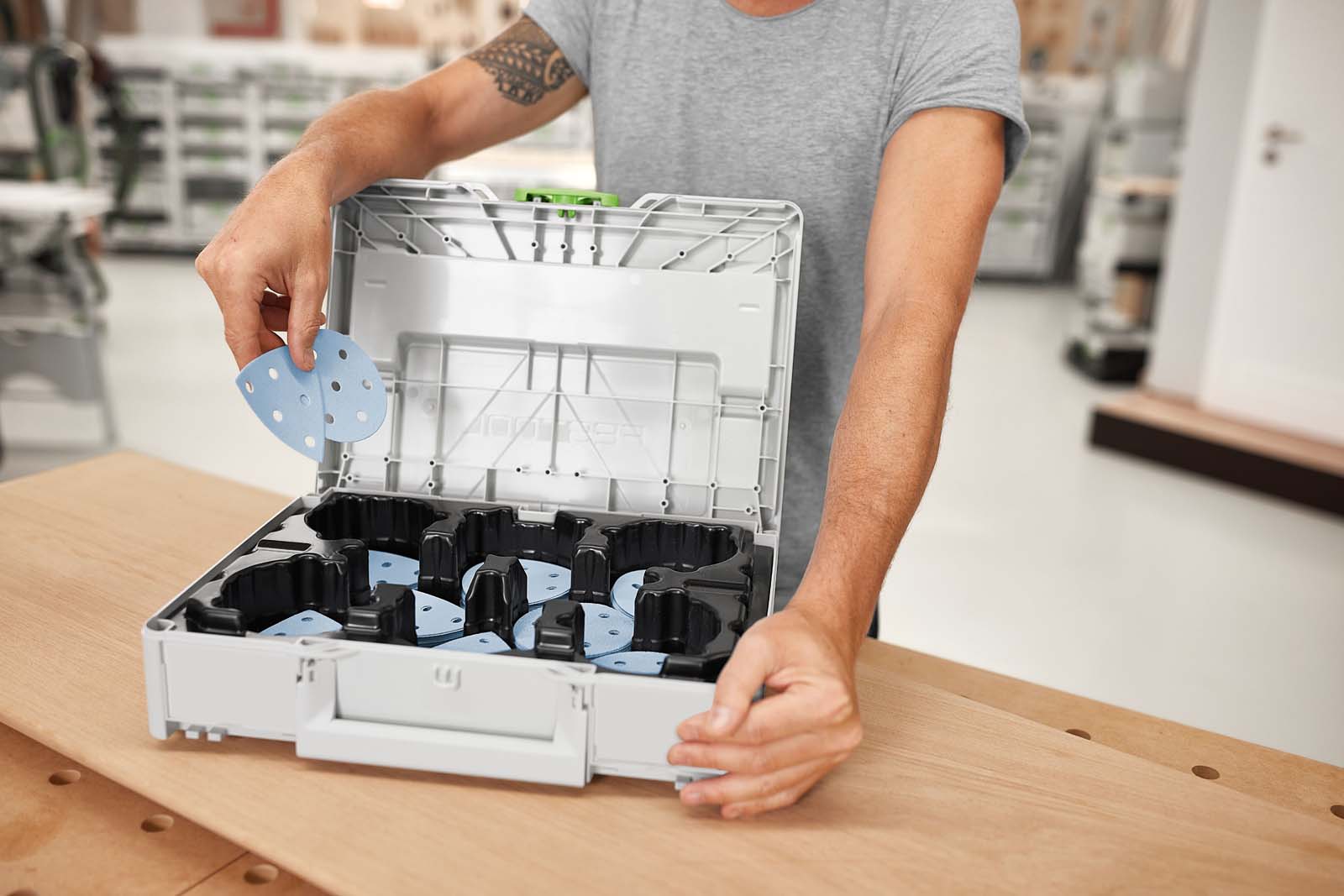 Festool Systainer³ na materiały ścierne Granat D90/V93 GR SYS 578196 - obrazek 3