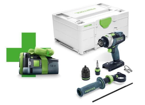 Festool Akumulatorowa wiertarko-wkrętarka udarowa TPC 18/4 I-Basic - 5,0 577053