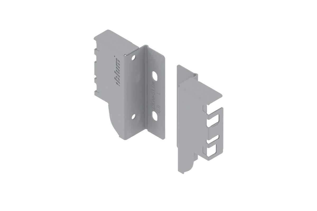 Uchwyt drewnianej ścianki tylnej TANDEMBOX, wys. M (96,5 mm), prawy+lewy