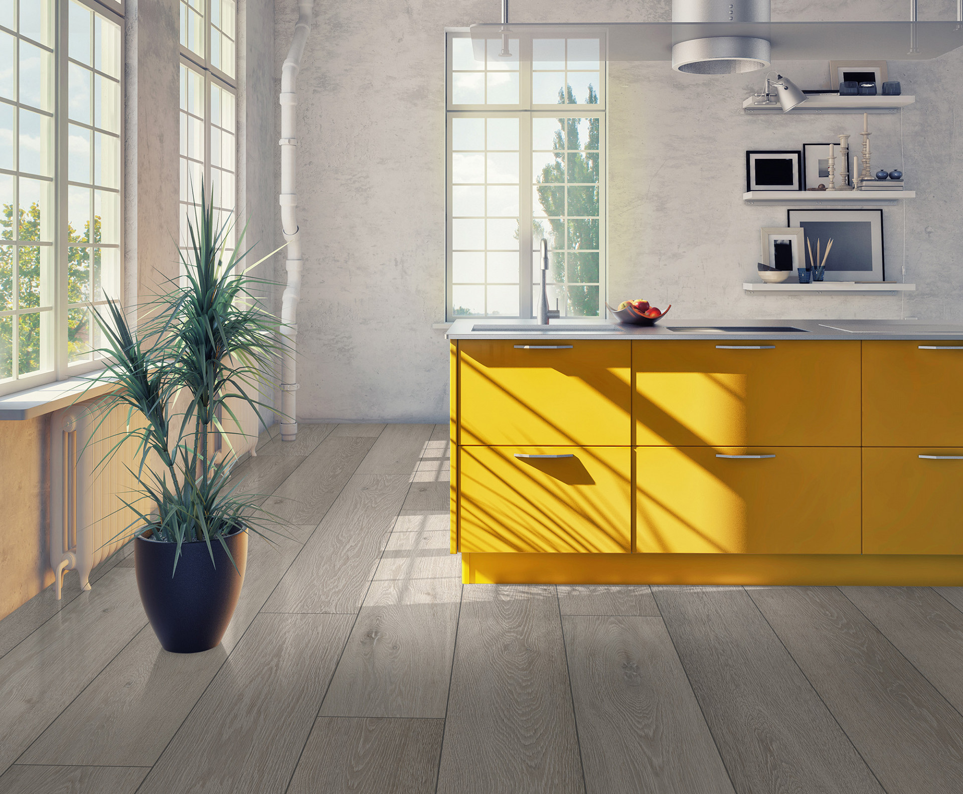 Płyta meblowa laminowana Żółty 0134 BS