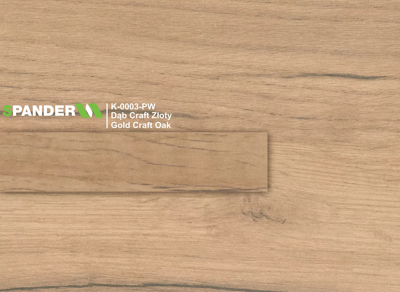 K-0003-PW DĄB CRAFT ZŁOTY PW