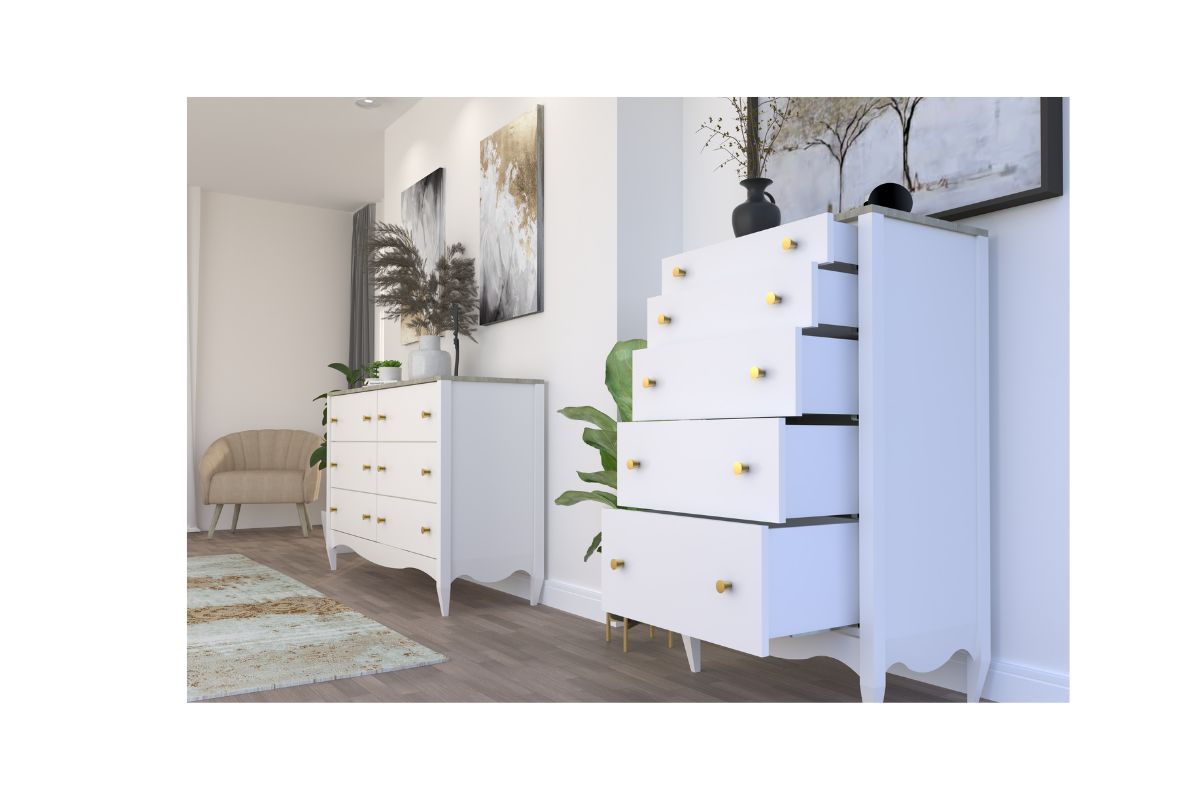 Szuflada V-BOX 3D Slim L-300 biała SEVROLL - obrazek 3