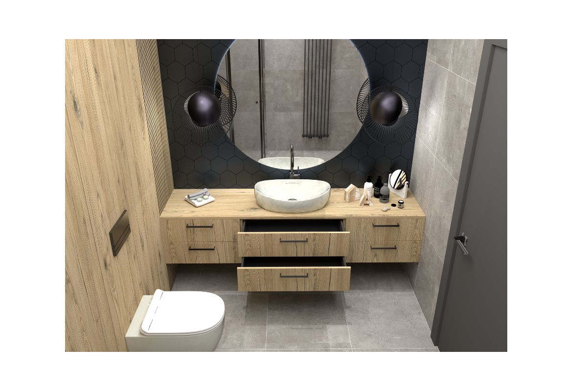 Szuflada V-BOX 3D Slim L-300 grafit SEVROLL - obrazek 3