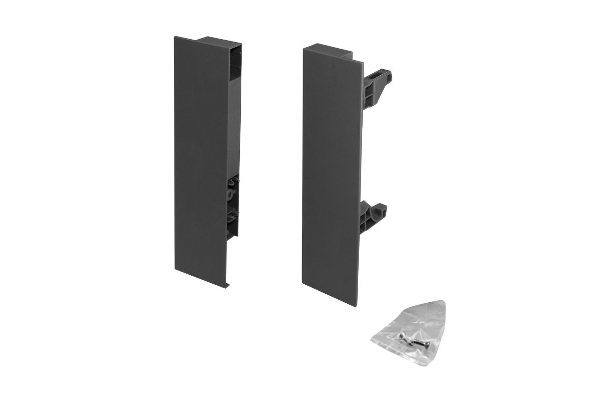 Mocowanie panelu przedniego szuflady wewnętrznej V-BOX 3D SLIM h=178 mm, grafit